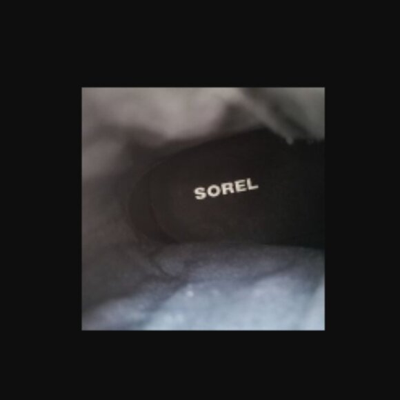 Sorel Lexie Waterproof Leather Woolen Plaid Wedge Boots Size us8.5 women's - Picture 7 of 8